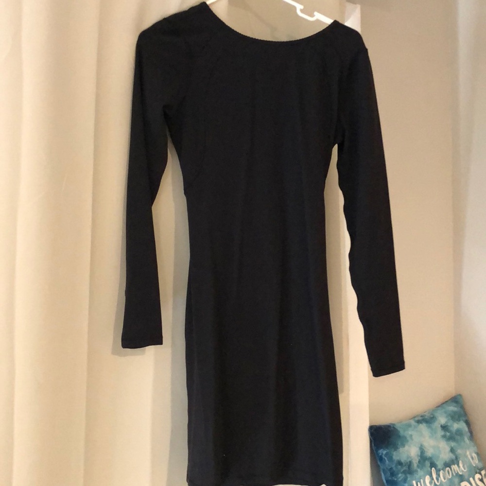 Black lululemon bodycon dress